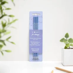 Pencils Pack Of 3 Recycled – Ocean Sea Blue