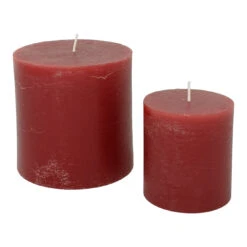 Pillar Candle Bordeaux Red – 70 X 75mm