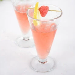 Etched Leaf Prosecco Glass