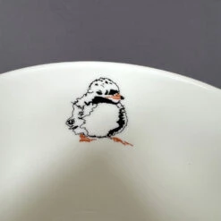 Puffin Nuzzle Bone China Mug -Household Decoration Shop puffin nuzzle bone china mug detail penguin ink