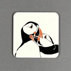 Puffin Nuzzle Coaster