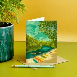 River Canoeing Card 6 River Canoeing Card -Household Decoration Shop river canoeing greeting card emy lou holmes