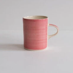 Handmade Rose Demi Ceramic Mug – Plain Wash -Household Decoration Shop rose plain wash demi mug musango