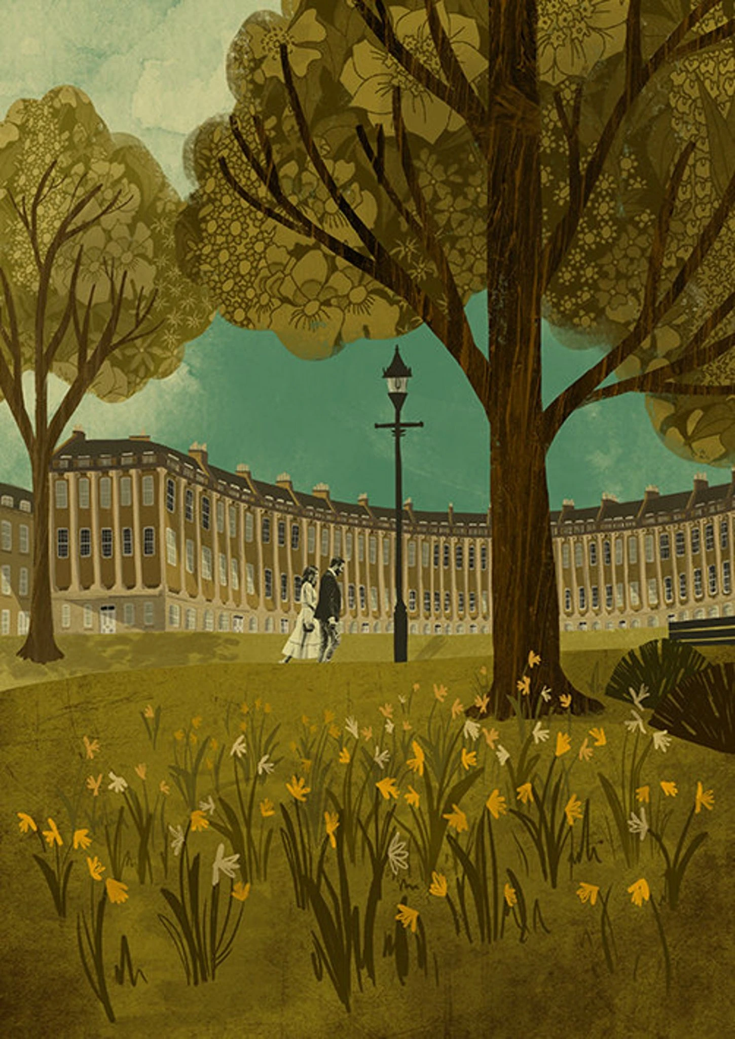 Royal Crescent Art Print 2 Royal Crescent Art Print - Image 2