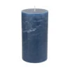 Rustic Pillar Candle Inky Blue – 70 X 130mm