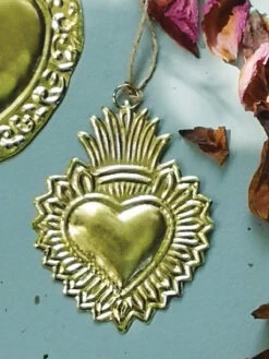 Sacred Heart Mexicana Decoration – Gold