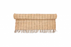 Salem Hemp Rug – Natural And Black