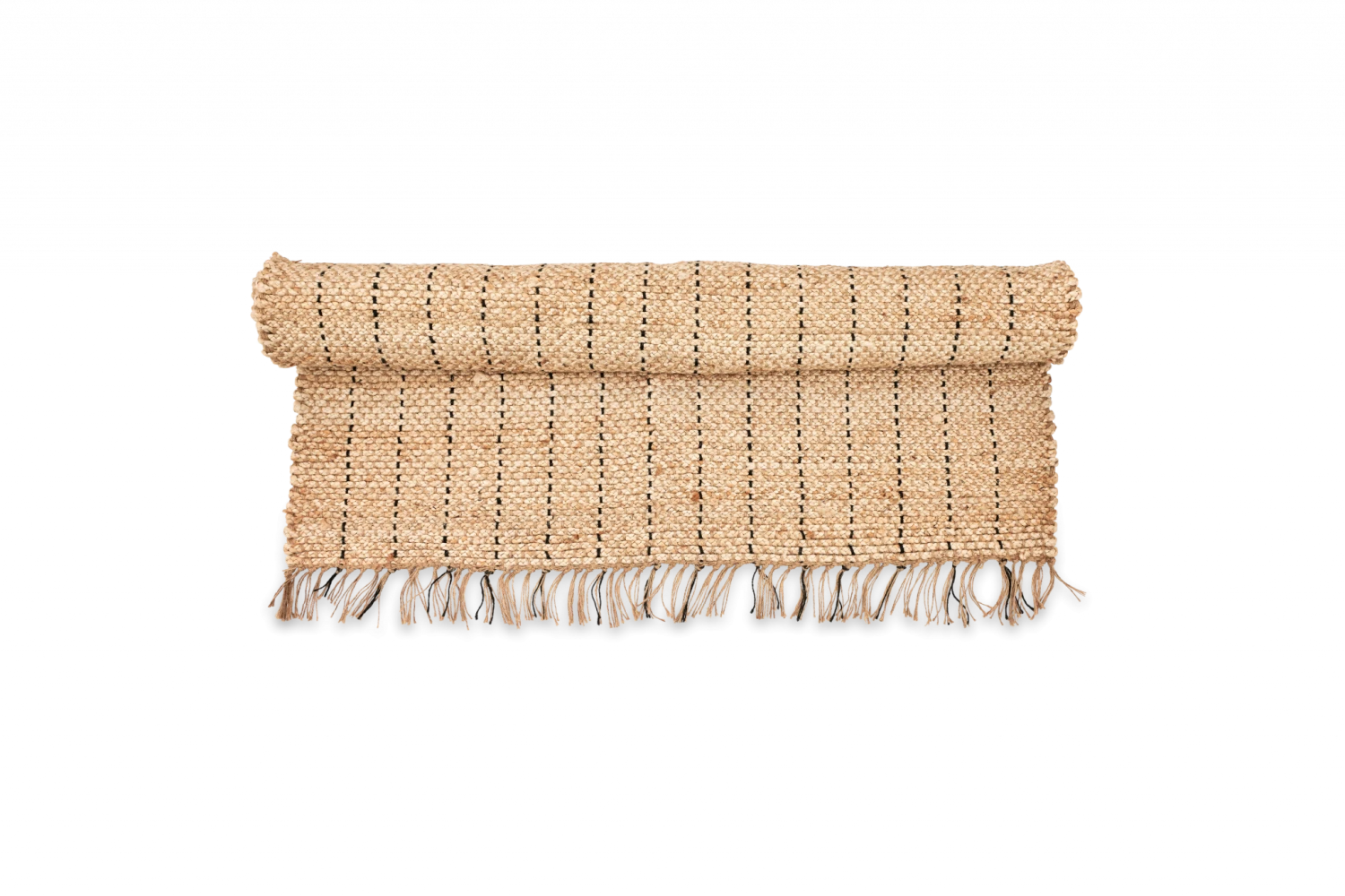 Salem Hemp Rug – Natural And Black 1 Salem Hemp Rug – Natural And Black