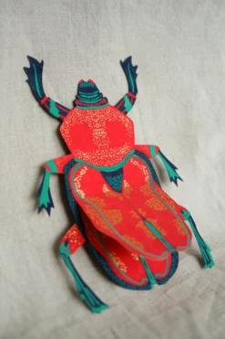 Scarab Beetle Greeting Card -Household Decoration Shop scarab beetle greeing card east end press