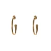 Gold Plated Hoops – Small