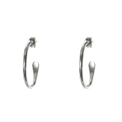 Silver Plated Hoops – Small
