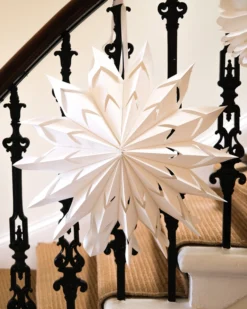 Small White Paper Star