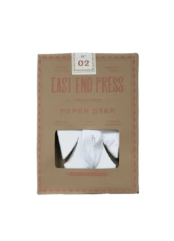 Small White Paper Star -Household Decoration Shop small white paper star decoration east end press packaged