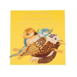 Spring Birds – Paper Decorations – Set Of 4