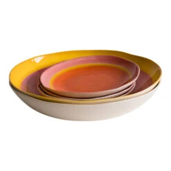 Handmade Ceramic Sunrise Sharing Platter -Household Decoration Shop sunrise sharing platters and small plates musango 2