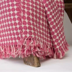 Tanzanian Pink Throw -Household Decoration Shop tanzianan throw pink lifestyle 3 image artisans and adventurers