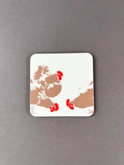 Three Hens Coaster