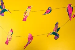Tropical Birds Paper Garland -Household Decoration Shop tropcial bird paper garland 3 east end presss