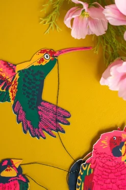 Tropical Birds Paper Garland -Household Decoration Shop tropcial bird paper garland 4 east end presss
