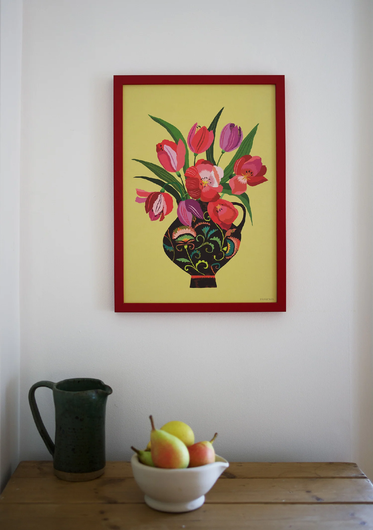 Tulips A4 Art Print 2 Tulips A4 Art Print - Image 2