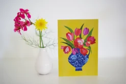 Tulip Greeting Card -Household Decoration Shop tulips greeting card brie harrison 3