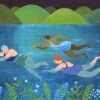 Swimmin Wimmin – Wild Swimming A4 Art Print