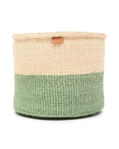 Green Wiliya Block Basket – Medium