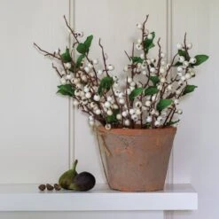 Winter Berries White Sprig -Household Decoration Shop winter berries white grand illusions lifestyle image