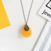 Yellow Pebble Pendant